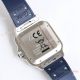 TW Factory 1-1 Copy Santos de Cartier 39.8mm Blue Rubber with Upgrade Clasp (7)_th.jpg